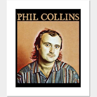 Phil Collins Retro 80s Posters and Art